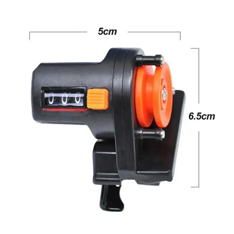 1pc 0-999M 6cm Digital Fishing Line Depth Finder Counter Display Fishing Tool Tackle Length Gauge Counter Equipment Tool
