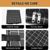 Foldable Quilt Storage Bag Large Capacity Sturdy Oxford Fabric Storage Wardrobe Closet Organizers for Clothes,Blanket,Beding 3