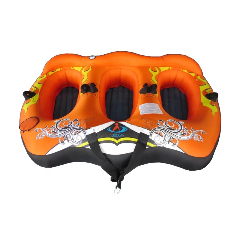 

water sports floating platform 3 person inflatable flying fish tube towable tube for boating