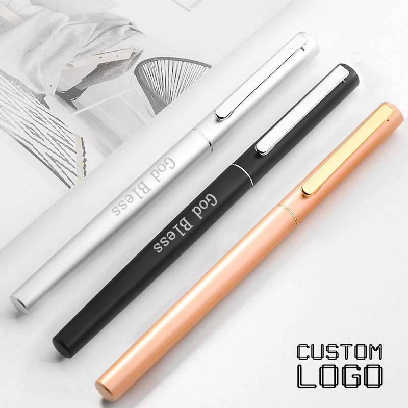 High End Business Metal Ball Point Pen Personalized Free Custom Logo Enterprise Office Gift Pen School Stationery Pens Wholesale enterprise 4 grammar intermediate грамматический справочник