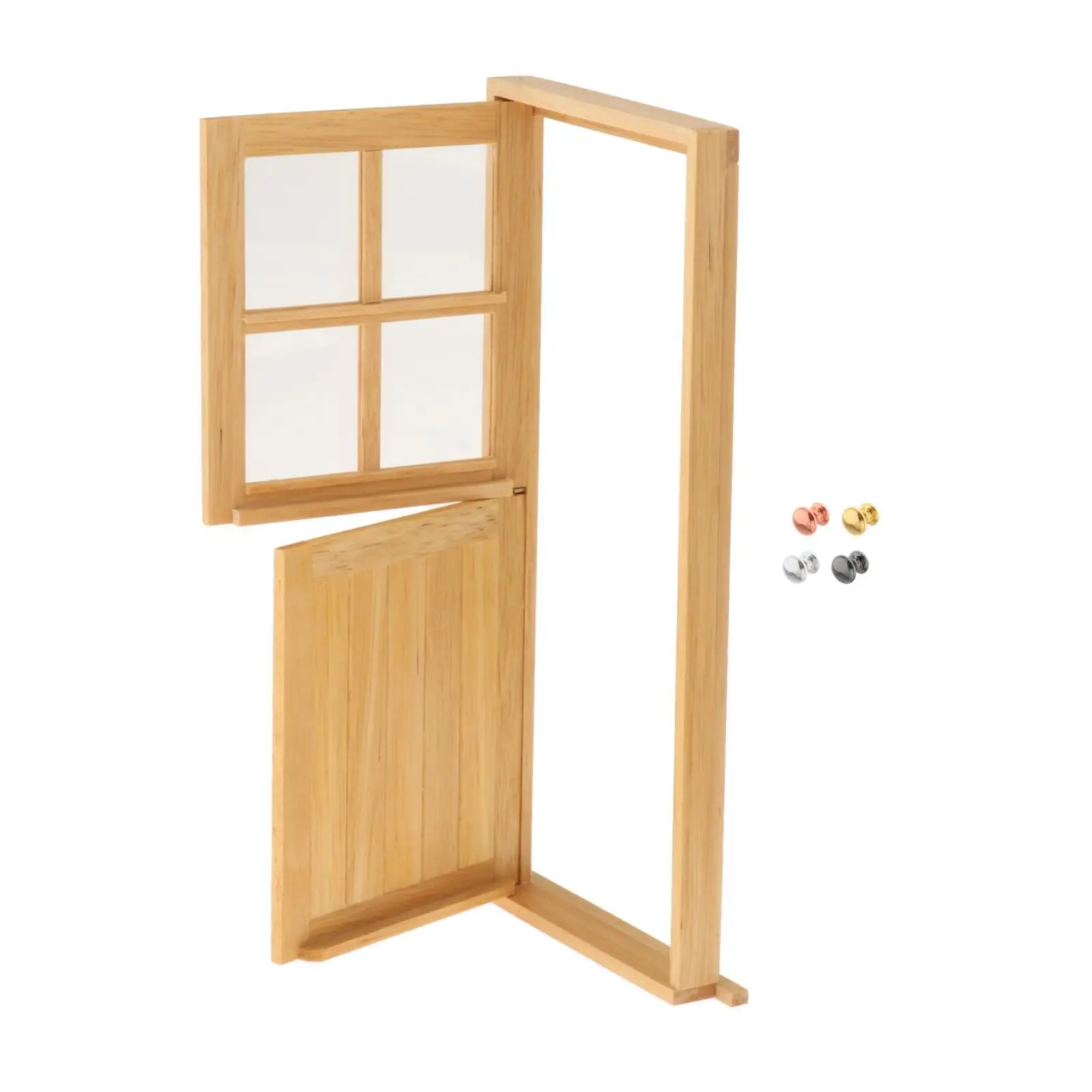 

1:12 Dollhouse Door with Door Handle Simulation Dollhouse Door for Girls