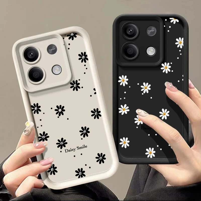 Daisy Flower Silicone Phone Case