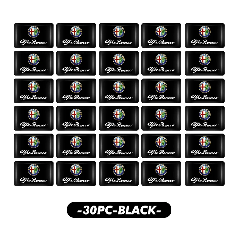 Epoxy Badge Interior Stickers - Central Control Box Emblem Decoration