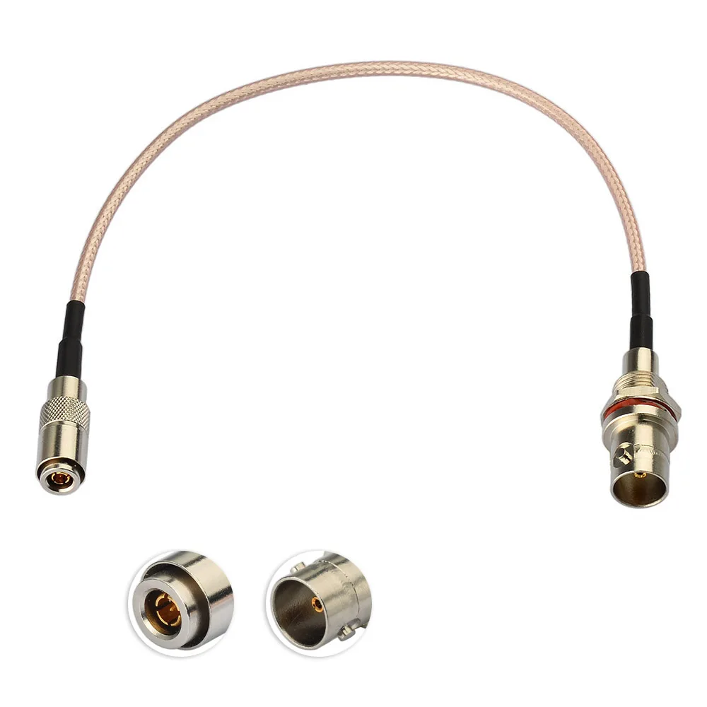 Superbat 75ohm 1.0/2.3 Straight Male to BNC Bulkhead Female O-ring RG179 8" for 6G HD SDI Video CCTV Security Camera Broadcast