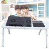Adjustable Laptop Desk Laptop Notebook PC Folding Portable Car Bed Sofa Desk Stand Table Tray Cool Fan Lightweight Laptop Desk 1
