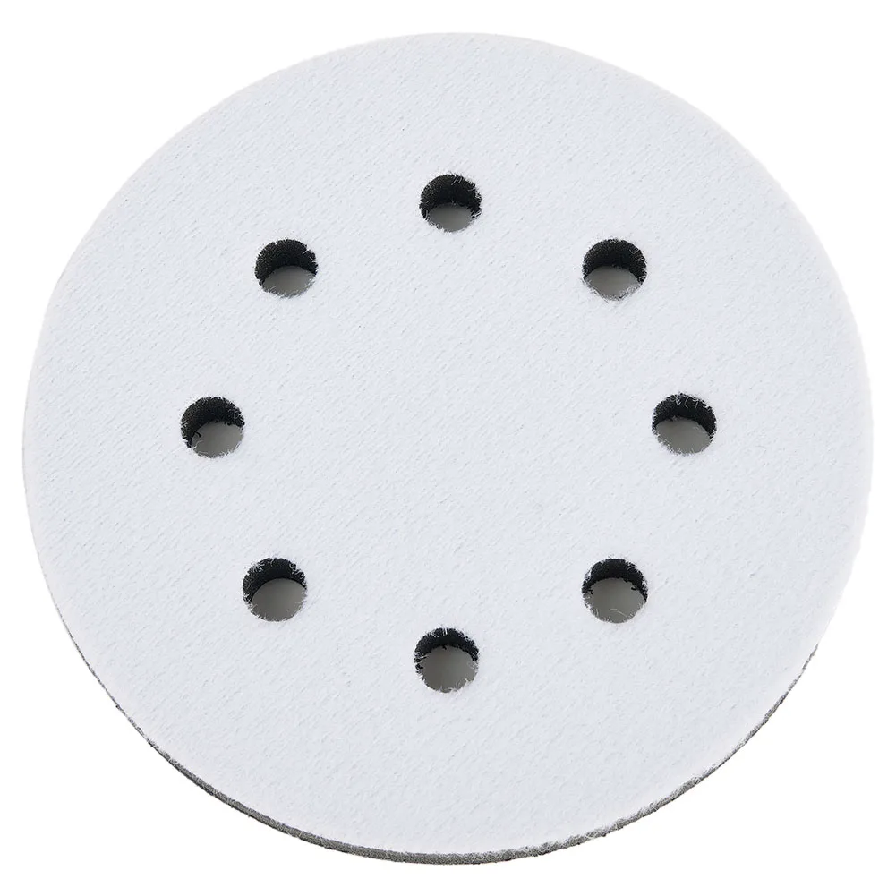 

5 Inch 125mm 8 Holes Sanding Pad Soft Interface Polishing Disc Hook And Loop Protective Pad Sponge Cushion Buffer Backing Pad