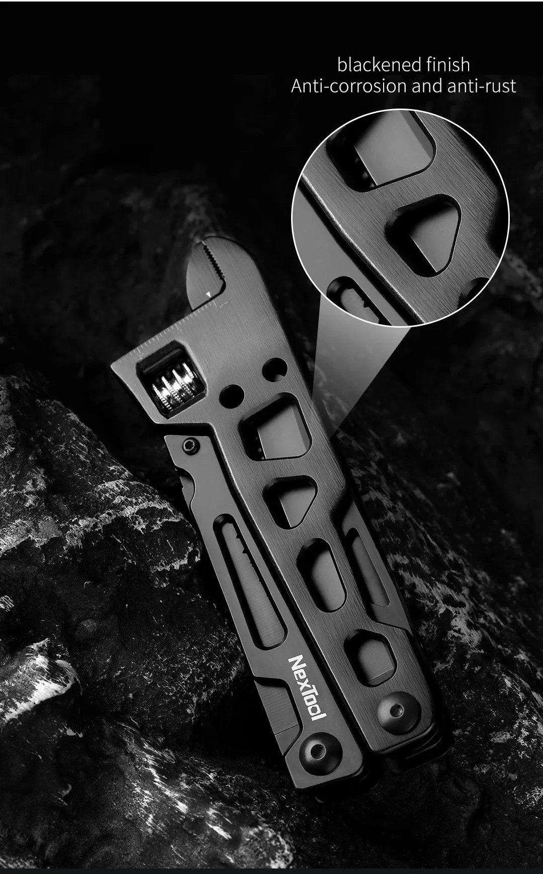 NexTool Multitool Adjustable Wrench 9 In 1 Multi Tool