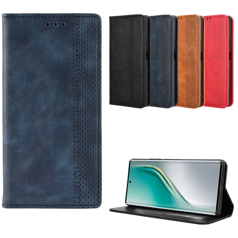 Magnetic Leather Flip Cover with Card Slots - Premium Protection Case