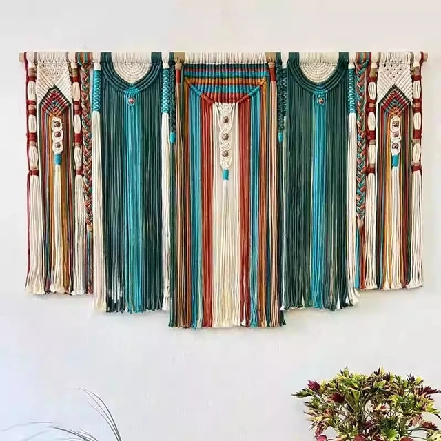 Nordic Hand-Woven Tapestry - Scandi Style Wall Decor