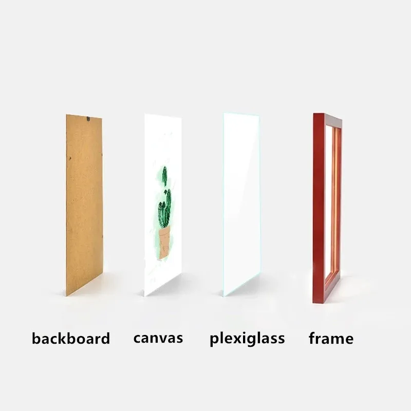 Wooden Photo Frame Wall Decor For Canvas Painting photo frame wood canvas frame wood photo frame wood frame wood picture frame art frames