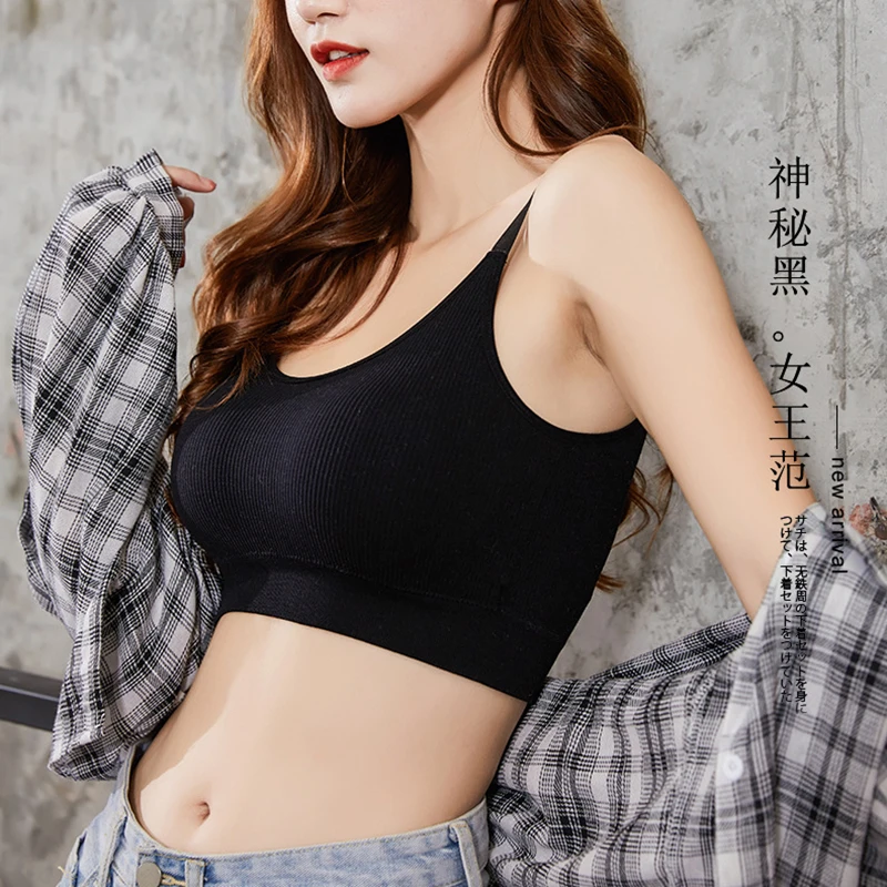 Sexy Underwear Women Gather No Steel Ring Lingerie Bra Tube Top Wrapped Chest Beauty Back Actival Cotton Thin Section women lingerie bra women tank tops women tube tops