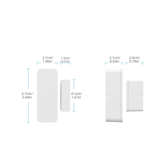 TUYA WIFI Enabled Smart Sensor For Door And Window, Wireless Alarm System For Home Securityabgi 6