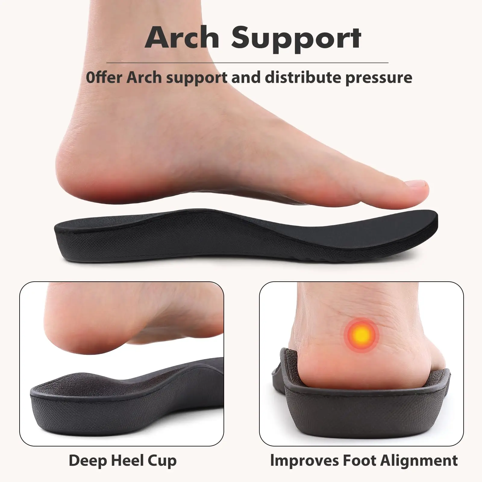 Asgard Winter Fluffy Orthopedic Slippers Open Toe Memory Foam Slippers Indoor Outdoor Adjustable Straps Warm Cozy Anti-slip Shoe 5
