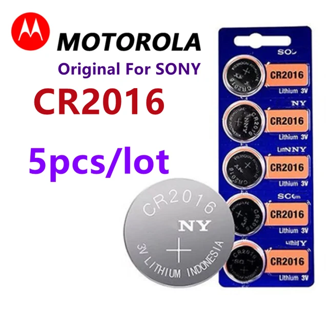 Pile CR2016 Lithium 3V SONY Pile bouton SONY lot de 1 2 3 5 10