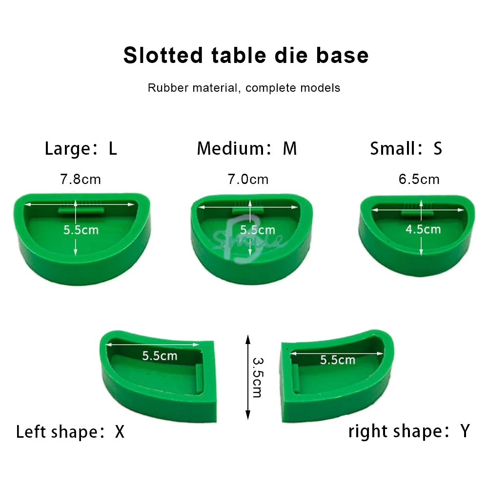  Molde de material de impresión de moldes de base anterior  modelo de yeso de silicona dental 6pcs : Industrial y Científico