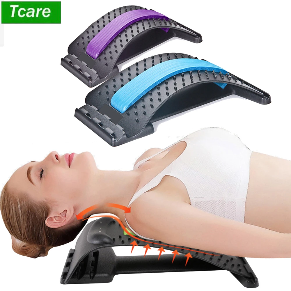 Tcare Back Massager Therapy Stretcher Equipment Massage Tool Neck