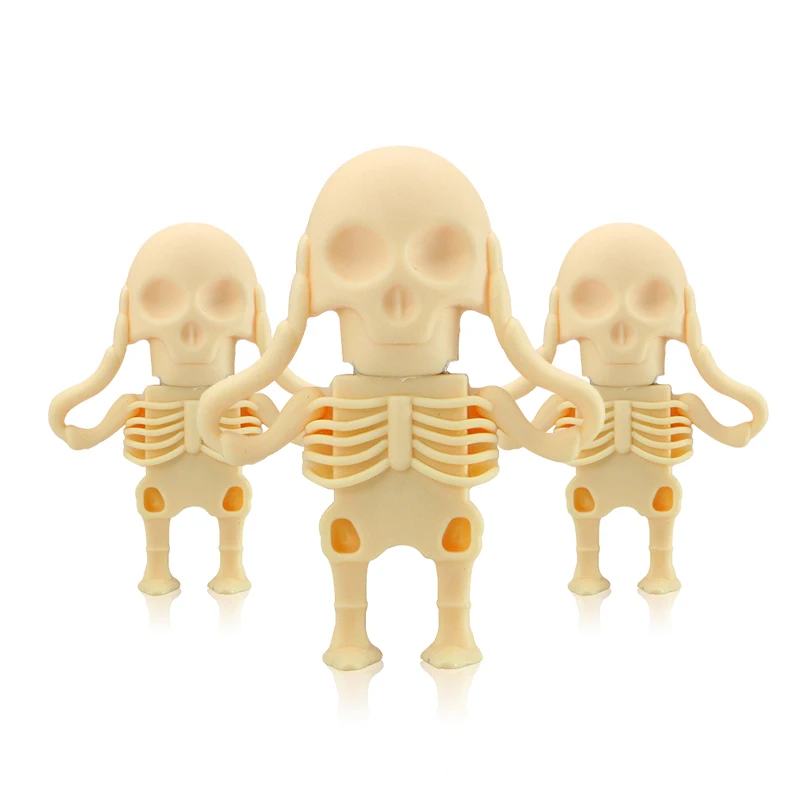 flash drive Skeleton model Pen Drive 8GB 16GB 32GB 64GB New USB stick Flash Disk 32g 64g High Speed Fashion Cle Usb_voghion.com