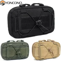 Compact 1000D Nylon Molle Pouch Tactical Admin EDC Gear Utility Pouch Waist Bags for Small Tool Horizontal Modular Organization 1