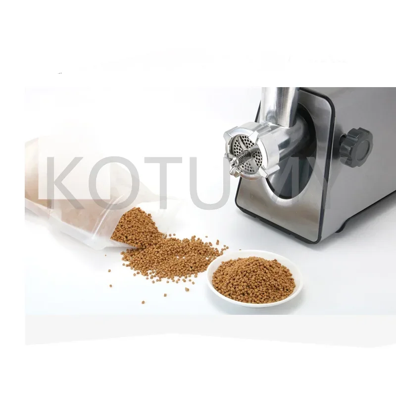Electric Poultry Food Granulator Pet Dog Cat Feed Pellet Extruding Machine Chicken Bird Fish Feed Processing Machine