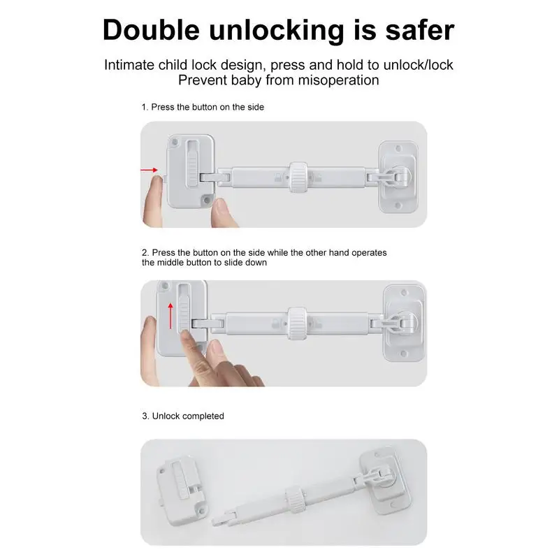 Window Opening Restrictor Multifunctional Childproof Window Restrictor Safety Lock Children Protection