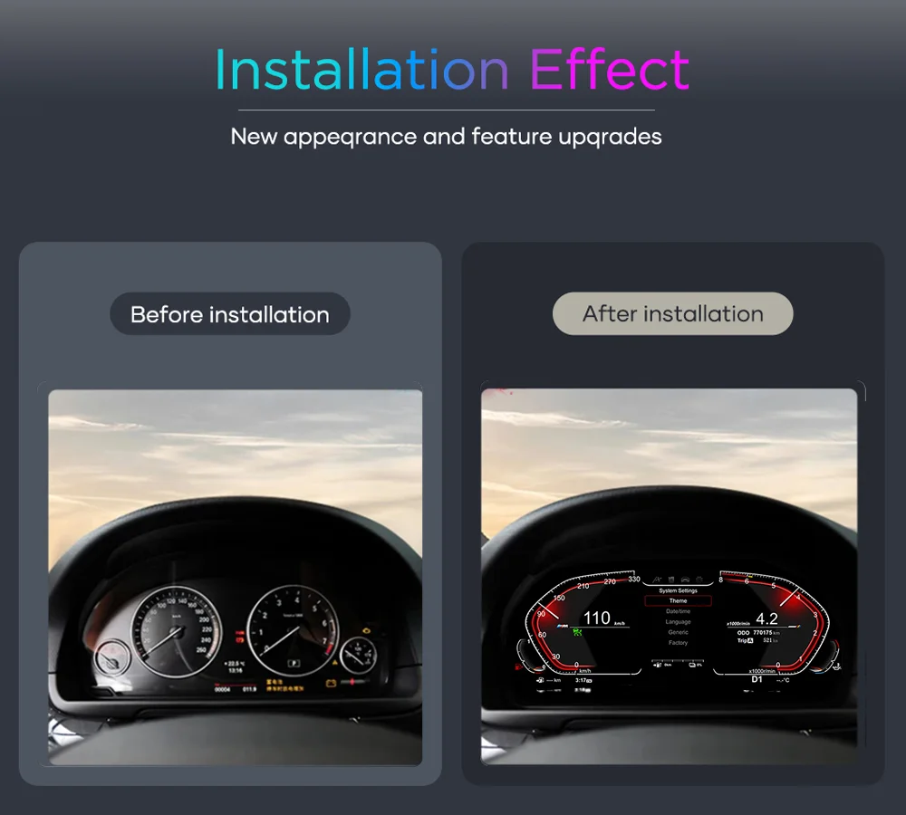 12.3 Inch Digitale Dashboard For Z4-E89 2009-2016 Years Auto Lcd Paneel Snelheidsmeter Virtuele Cockpit Voor - 2