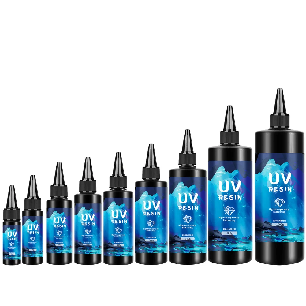 Description Picture 2 of itemRare Uv Resin Glue High Clear Hardness Epoxy Resin UV Glue For Jewelry Making Transparency Quickly Drying Uv Glue 30-1000g