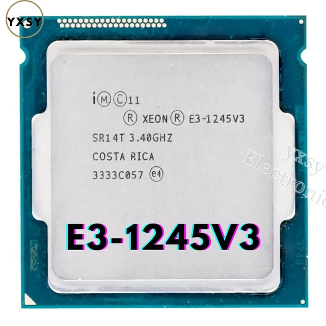 Xeon E3 1245V3 E3 1245 V3 3.4GHz Quad-Core Eight-Thread CPU