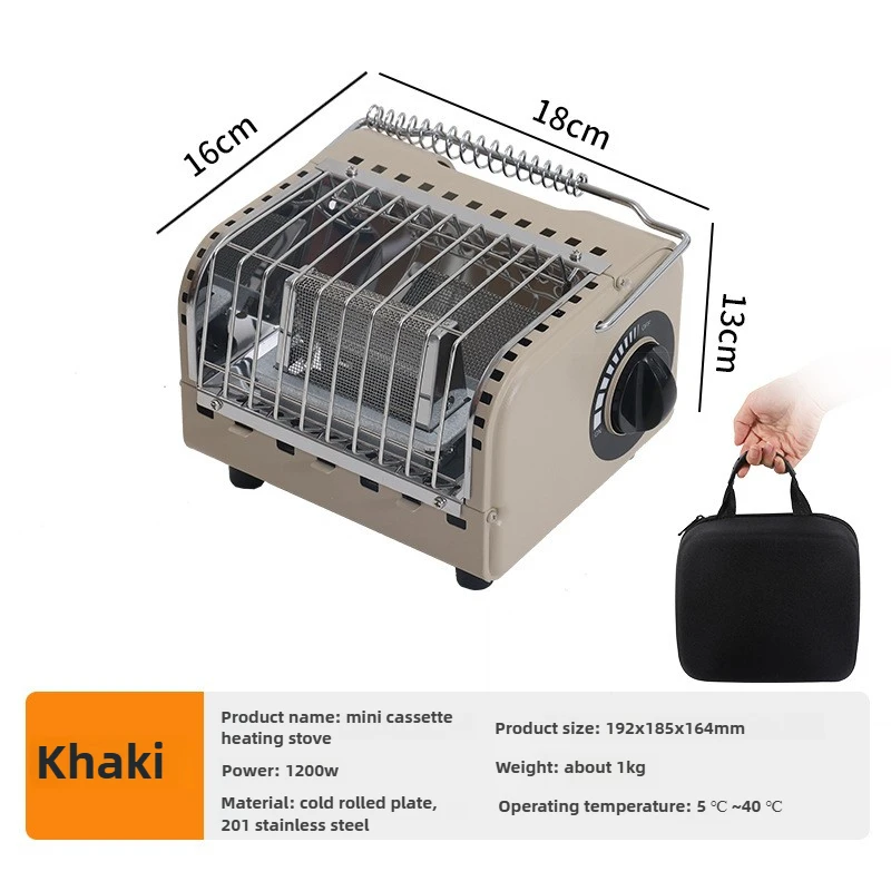 Mini Outdoor Heating Stove – Portable Camping Gas Heater 6