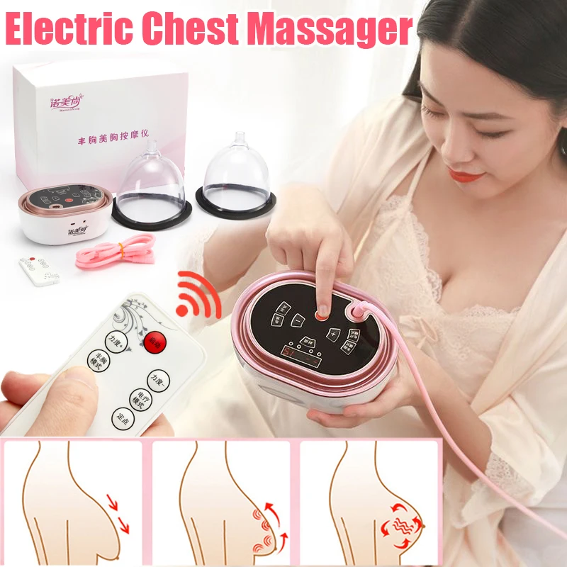 Electric Breast Enlargement Massager Pump Suction Machine Vacuum Therapy Butt Enhancement Massage Device Cupping Cups Lifting