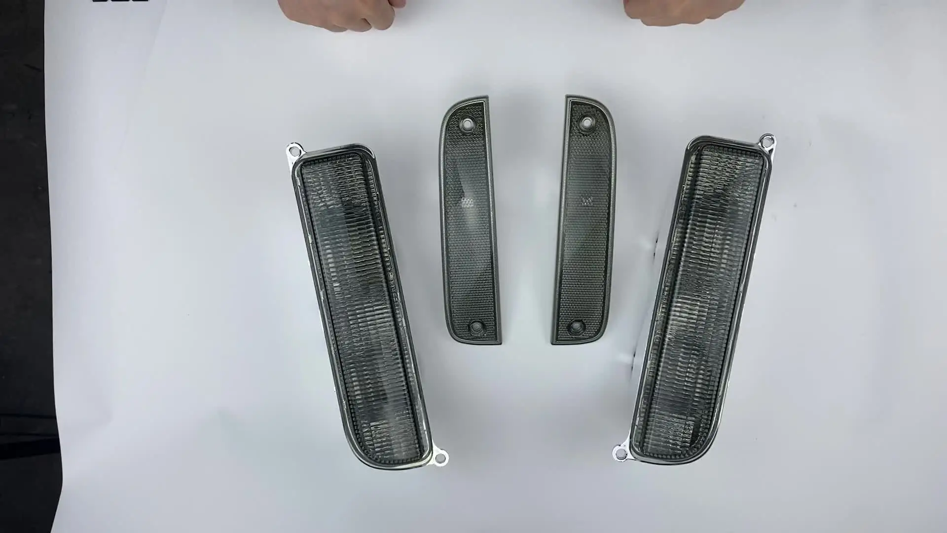 Fits for Jeep 97-01 XJ Signal Lights - COMBO Smoke Bumper Turn