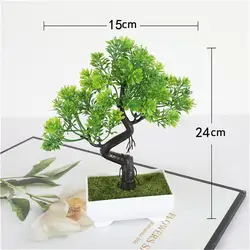 Elegant Artificial Bonsai Arrangement (Green)