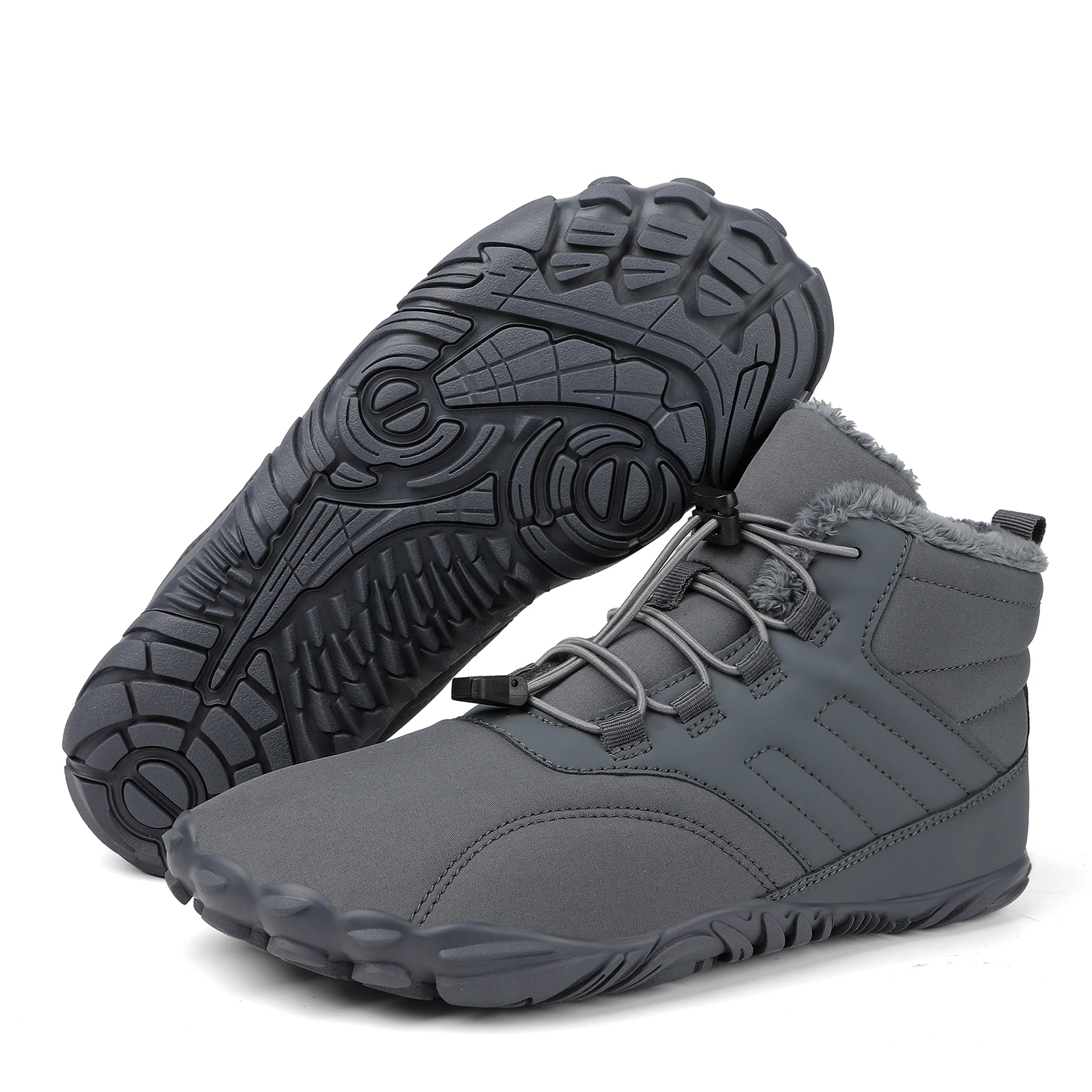 WinterBarefootBootsMenWaterproofWinterSneakersAnkleSnowShoes