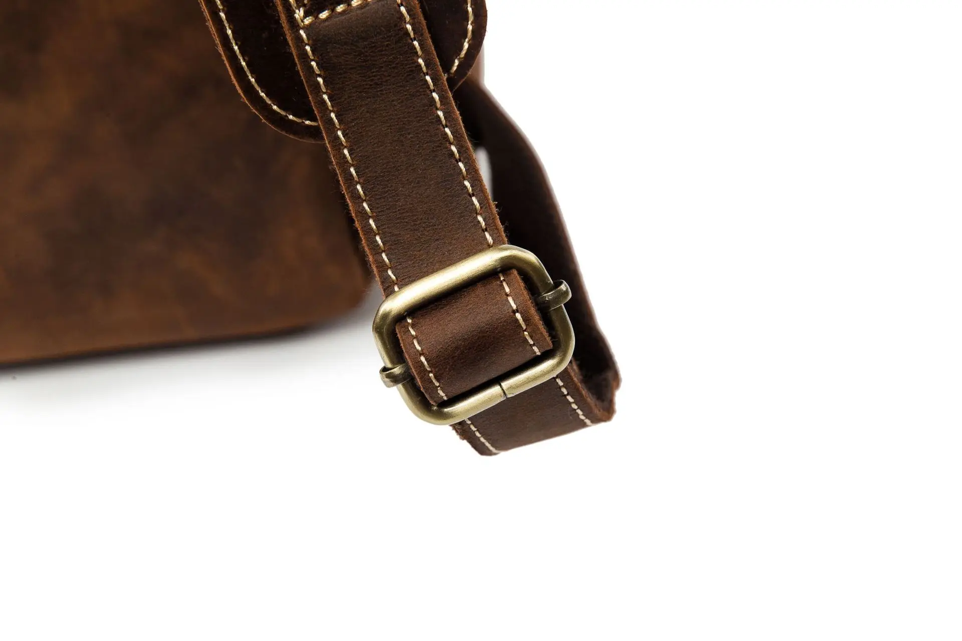 Leather Backpack For College