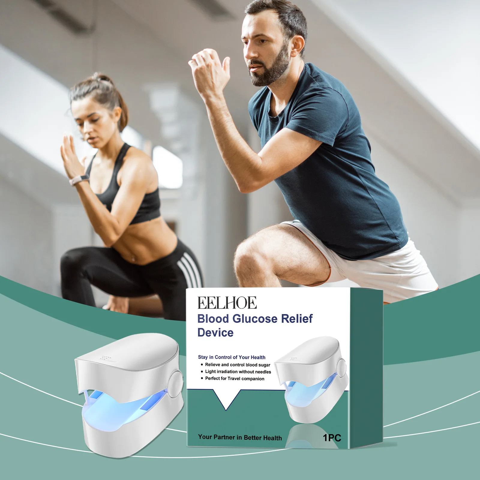 Blood Glucose Relief Device For Painless Blood Sugar Control Portable Design Body Slimming Balance Glucose Monitor Body Health - Image 4