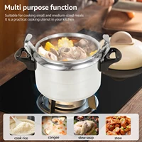Petit Autocuiseur 3L avec Soupape de Sécurité, Autocuiseur Pratique, Marmite Polyvalente pour la Cuisine à Domicile 3