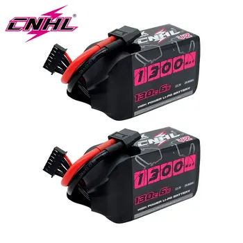 2PCS CNHL 6S 22.2V Lipo Battery 1300mah 1500mah 130C 150C with XT60 Plug For Quadcopter Drone Airplane RC FPV Helicopter Hobby 1