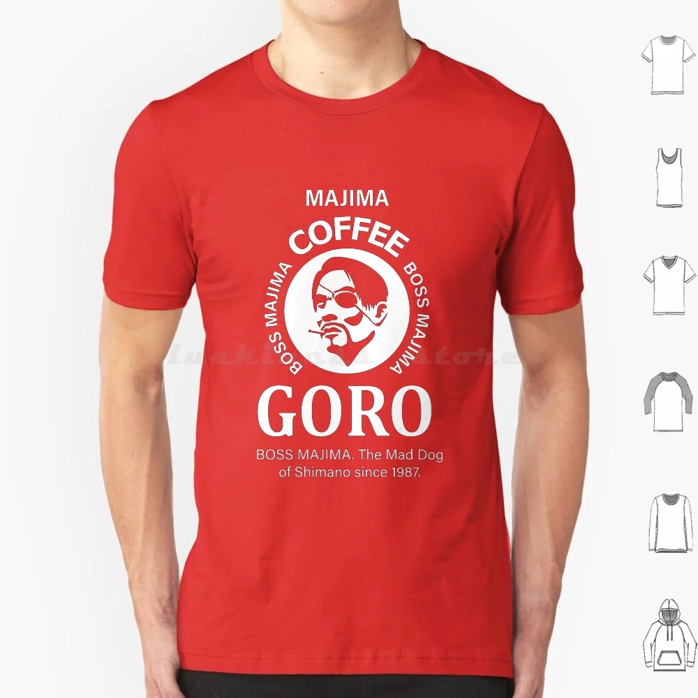 Goro Brand Coffee T Shirt Big Size 100% Cotton Yakuza Goro Goro