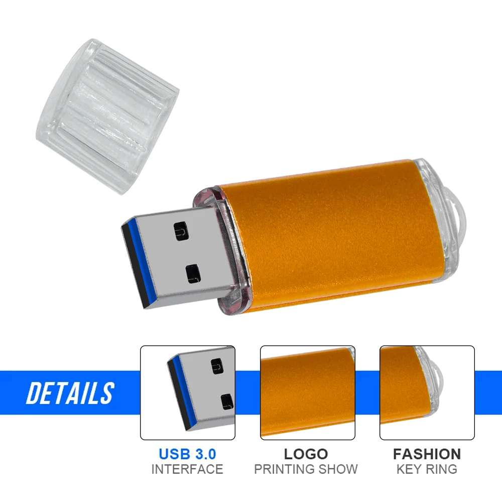 JASTER 고속 USB 3.0 플래시 드라이브 128GB 멋진 메탈 펜 드라이브 64GB 실제 용량 메모리 스틱 무료 키 체인 16GB U 디스크