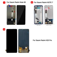 Ensemble écran tactile LCD avec châssis, 100% Original, pour Xiaomi Redmi NOTE 7 9S K20 Pro=