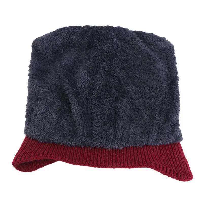 Outdoor Winter Knitted Hat Men Women Plush Warm Ear Cap Earmuff Stylish Soft Casual Ski Hats Cycling Ear Protection Beanies Winter Hat Knitted Hat Fashion Hat