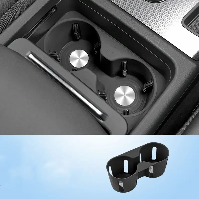 아우디 Q5 FY 2018 2019 2020 2021 2022 2023 2024 실리콘 자동차 센터 콘솔 정리함 수납 컵홀더 블랙 레드 액세서리
