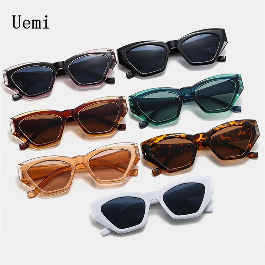 2022 New Fashion Cat Eye Colorful  Sunglasses For Women Vintage Modern Sun Glasses Ladies Product Trending Shades UV400 Eyewear