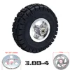 3.00-4 Electric Scooter Front Wheel with tyre Alloy Rim hub and inner tube wheels Gas scooter bike motorcycle