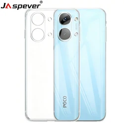 Ultra Thin Soft Silicone Clear Phone Case - Transparent TPU Cover for Poco X5