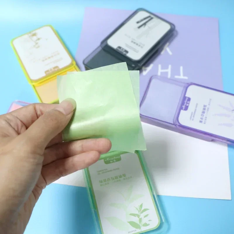 300PcsFace Oil Absorbing Paper Summer Oil Control Wipes