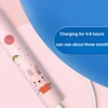 5-speed Sonic Electric Toothbrush Cartoon for Kids Teeth Whitening Children's Tooth Brushes Rechargeable with Replace Heads IPX7 6
