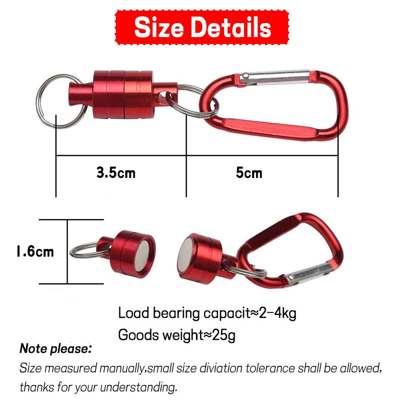 Fishing Accessories Fishing Tools Fishing Tool JIGEECARP Magnetic Net Quick Release Clips Land Connector Carabiner Lanyard Keychain Snap Clip Lock Buckle Hook Tools
