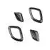  Car Seat Headrest Switch Button Cover Trim ABS Silver/Black Interior Decor Covers Accessories For BMW X3 G01 X4 G02 2018-2021 