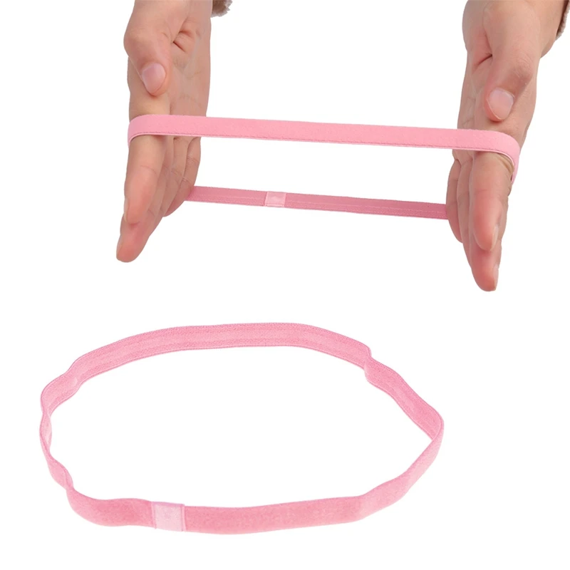 Simple Elastic Headbands Unisex Sports Hairband Non-Slip Silicone Strip Sweat Guide 12Pcs sports hair band,sports headband,yoga hair accessories,sports sweatband