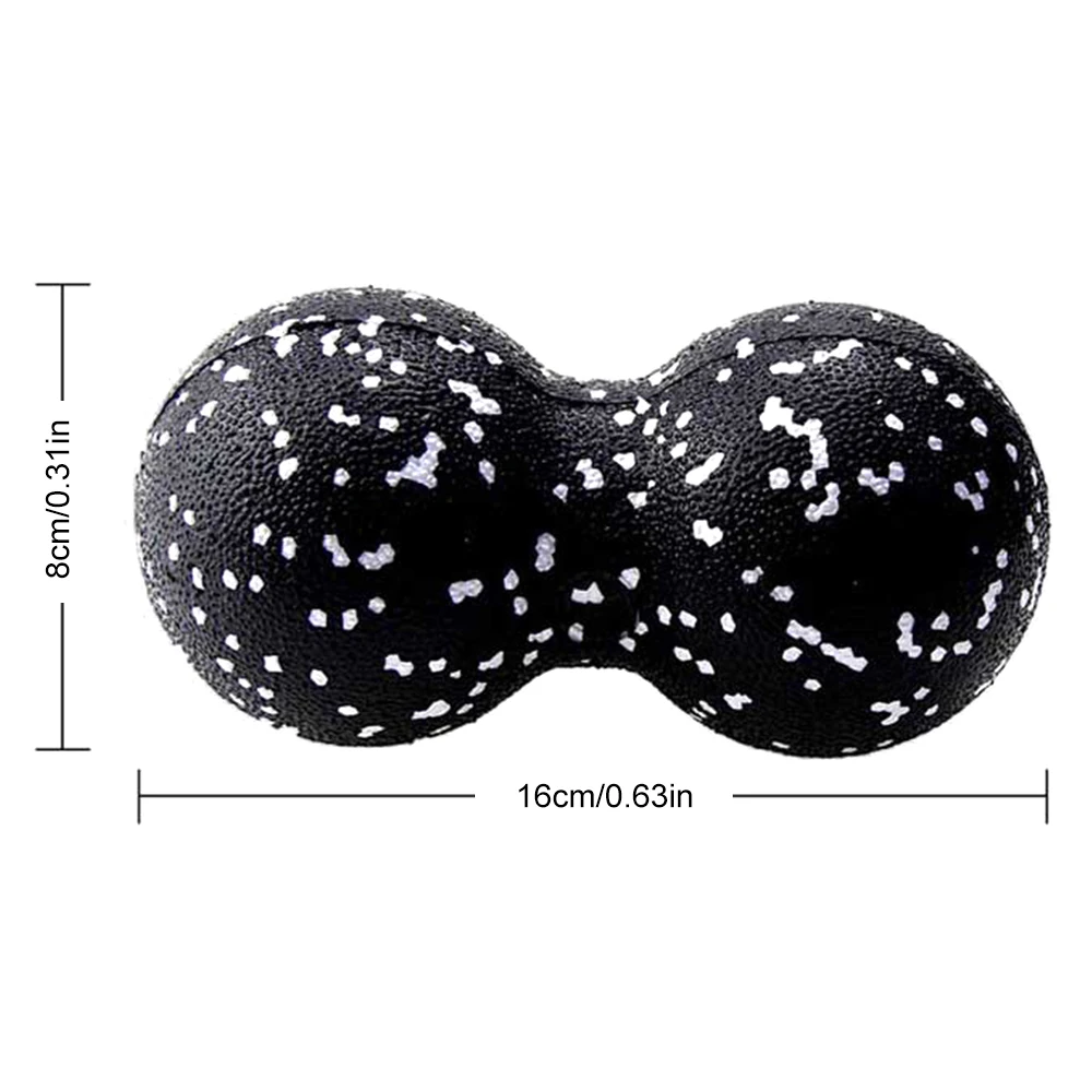 Peanut Massage Ball EPP Lacrosse Myofascial Ball High Density Lightweight Fitness Body Fascia Exercise Relieve Pain Yoga Ball